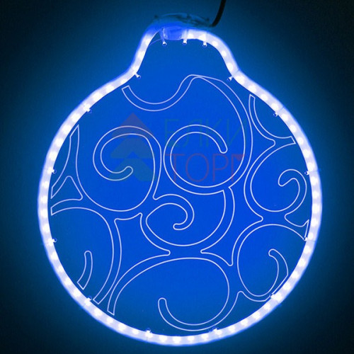 Светодиодная фигура из акрилайта 32*37 см., 220V., синие свечение, Beauty Led (HFS3-2B)