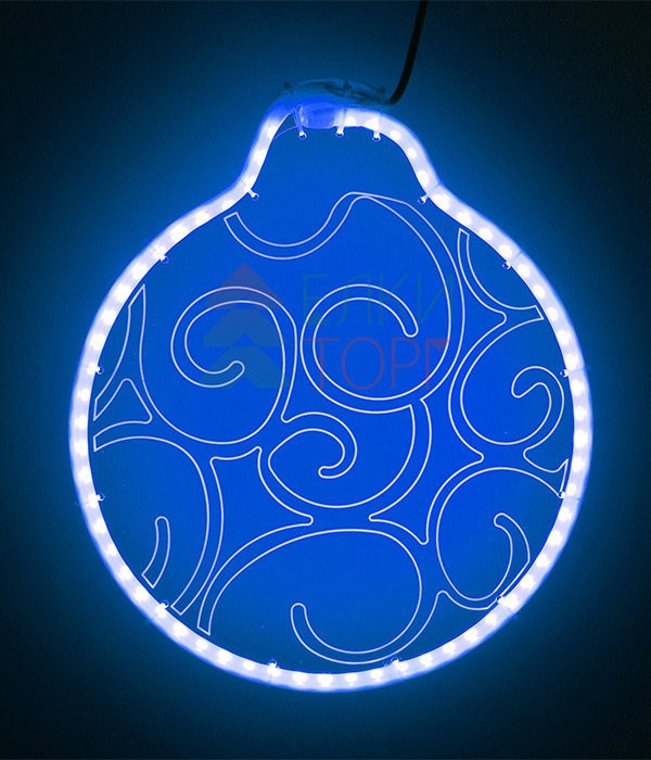 Светодиодная фигура из акрилайта 32*37 см., 220V., синие свечение, Beauty Led (HFS3-2B) в Белгороде