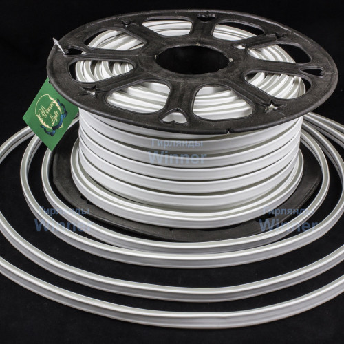 Гибкий Неон двухсторонний 7*15 мм., теплые белые LED лампы 120 шт на 1 м, бухта 50 м, Winner (052.50.15.120WW)   в Санкт-Петербурге