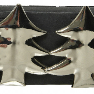 Кольца для салфеток Елочки 4 см., 4 шт., серебро., Kaemingk (607997/2)