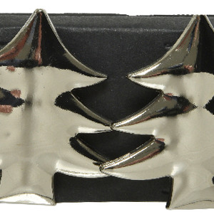 Кольца для салфеток Елочки 4 см., 4 шт., серебро., Kaemingk (607997/2)