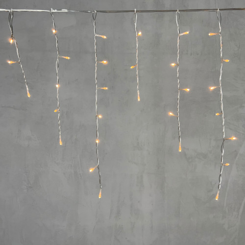 Светодиодная бахрома 3,1*0,5 м., 150 экстра теплых белых LED ламп, прозрачный провод ПВХ, LTC (PIL150-10-2EWW) в Санкт-Петербурге