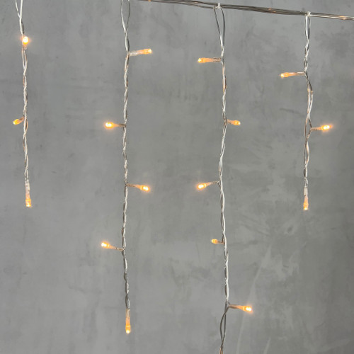 Светодиодная бахрома 3,1*0,5 м., 150 экстра теплых белых LED ламп, прозрачный провод ПВХ, LTC (PIL150-10-2EWW) в Санкт-Петербурге