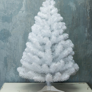 Искусственная елка Радужная белоснежная 90 см., мягкая хвоя ПВХ, ЕлкиТорг (17090)