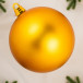 Шар пластиковый матовый 300 мм., золотой, ЕлкиТорг (150701)