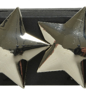 Кольца для салфеток Звезды 4 см., 4 шт., серебро., Kaemingk (607997/3)