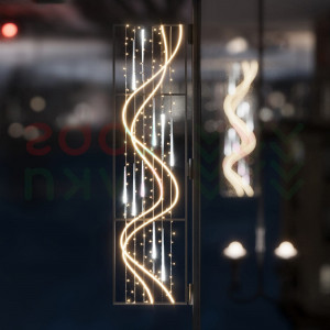 Светодиодная консоль Световые волны 70*270 см., 220В, Conso (KPN-039-L001)