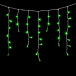 Светодиодная бахрома 3,1*0,5 м., 150 зеленых LED ламп, прозрачный провод ПВХ, Beauty led (PIL150-10-2G) в Санкт-Петербурге
