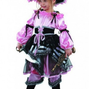 Карнавальный костюм Пиратка, розовая