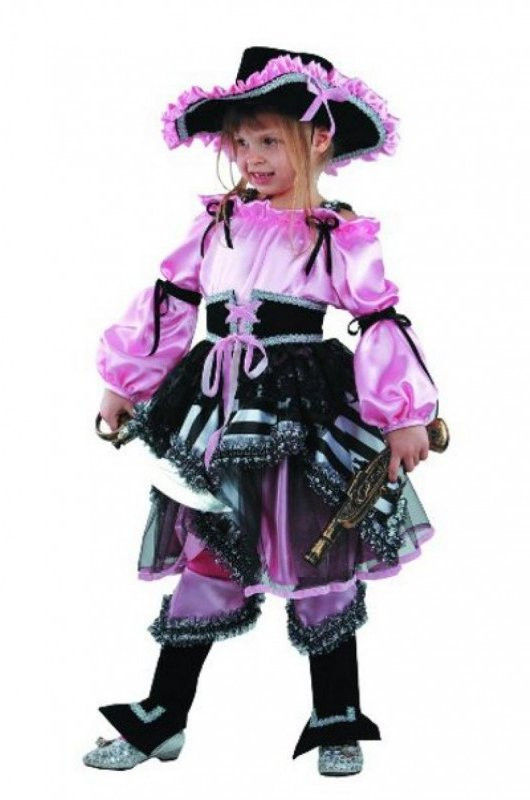 Карнавальный костюм Пиратка, розовая в Белгороде
