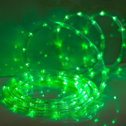 Электрическая гирлянда Дюролайт, зеленый, прозр. провод 7 м. Rope-Light (523453)