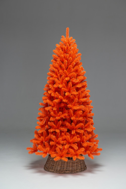 Искусственная оранжевая елка Карнавал - Сочный апельсин 240 см., ПВХ ЕлкиТорг (172240)