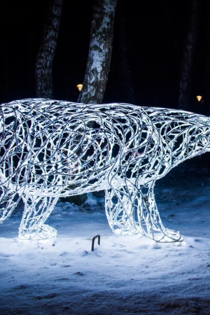 Светодиодная фигура Медведь 90 см., Сад Радости (SR162)