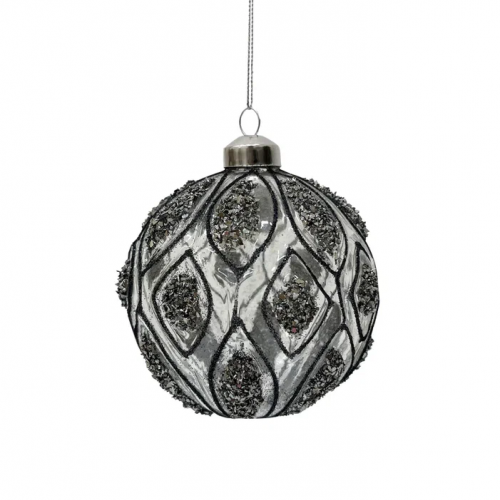 Набор стеклянных шаров Чародейка 100 мм., 6 шт., Christmas DeLuxe (13135)