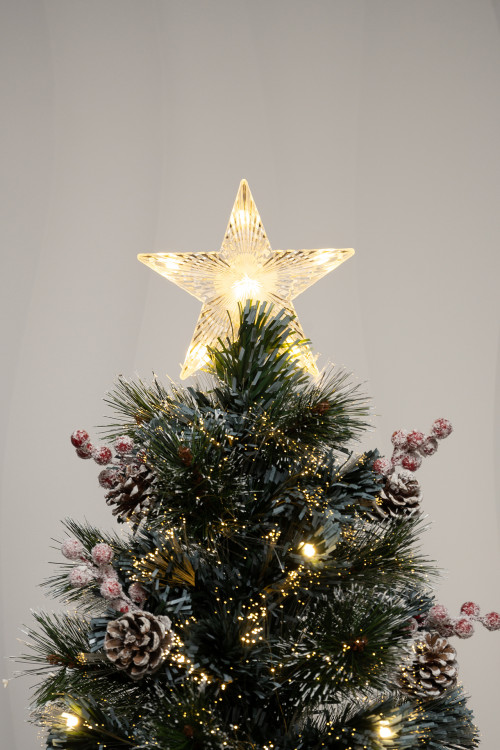 Оптоволоконная елка с LED лампочками Альпийская 120 см., леска+пвх, контроллер (Т2162-120)