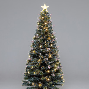 Оптоволоконная елка с LED лампочками Альпийская 120 см., леска+пвх, контроллер (Т2162-120)