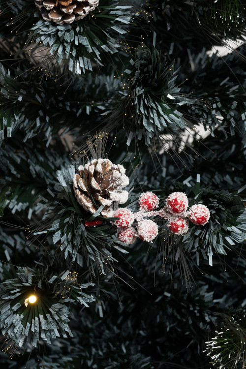 Оптоволоконная елка с LED лампочками Альпийская 120 см., леска+пвх, контроллер (Т2162-120)