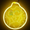 Светодиодная фигура из акрилайта 32*37 см., 220V., желтое свечение, Beauty Led (HFS3-2Y)