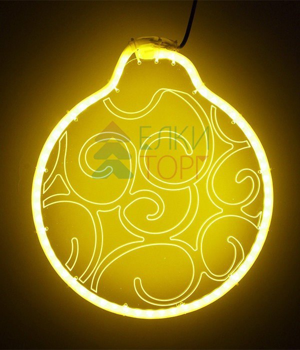 Светодиодная фигура из акрилайта 32*37 см., 220V., желтое свечение, Beauty Led (HFS3-2Y) в Белгороде