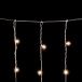 Светодиодный мерцающий облегченный занавес 2*3 м, 220V., 600 теплых белых LED ламп, прозрачный ПВХ, Beauty Led (PCL600NOTBL-10-2WW) в Санкт-Петербурге