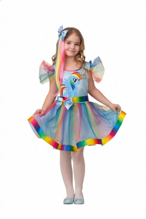  Карнавальный костюм Радуга Дэш рост 116 см., Батик