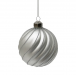 Набор винтажных стеклянных шаров Старинный вальс 100 мм., серебро, 6 шт., Christmas DeLuxe (13021)