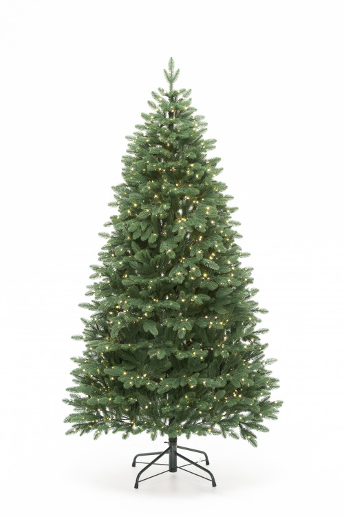 Искусственная елка Олимпия 150 см., 100% литая хвоя, теплых белых LED ламп, ЕлкиТорг (265150) в Санкт-Петербурге