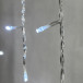 Светодиодная бахрома 4,9*0,5 м., 240 белых LED ламп, мерцание, прозрачный провод ПВХ, Beauty Led (PIL240BLW-10-2W) в Санкт-Петербурге