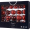Набор стеклянных шаров  Гранатовый Коктейль mix, красный, 42 шт, Kaemingk (149071) 