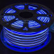 Гибкий Неон двухсторонний 7*15 мм., синие LED лампы 120 шт на 1 м, бухта 50 м, Winner (052.50.15.120B)