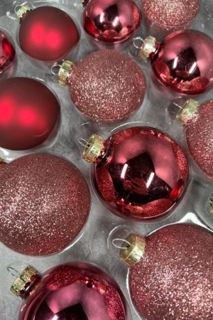 Набор стеклянных шаров Ягодный Смузи 26 шт., Christmas DeLuxe (84496-86778)    