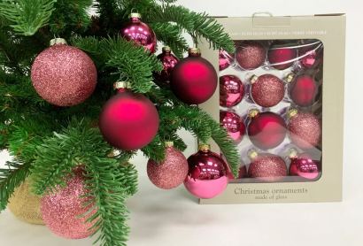 Набор стеклянных шаров Ягодный Смузи 26 шт., Christmas De Luxe (84496-86778)    