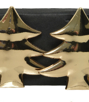 Кольца для салфеток Елочки, 4 см., 4 шт., золото, Kaemingk (607998/2)