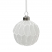 Набор винтажных стеклянных шаров Ледяная дымка 80 мм., 9 шт., белый, Christmas DeLuxe (13045)
