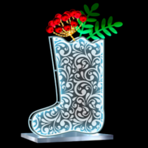 Светодиодная фигура Валенки 2D 200 см., Сад Радости (SR065)