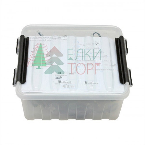 Светодиодная гирлянда Пятиминутка для ели высотой 1.5 м., 120 разноцветных LED ламп, зеленый ПВХ, Beauty Led (GFM120C-14-1M)