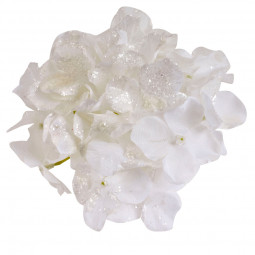 Декоративный цветок Гортензия, белый 16х8 см., Kaemingk (629454/1)