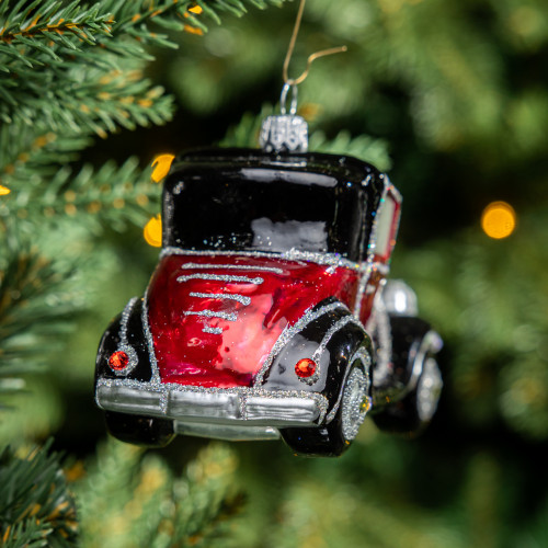 Елочное украшение Джип, стекло, 6 см., 1 шт., Irena CO (55303)