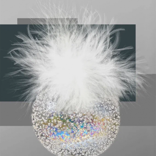 Набор стеклянных украшений Ледяной дождь 80 мм., 9 шт., шар, капля, луковка, прозрачный, Christmas DeLuxe (14033) в Санкт-Петербурге