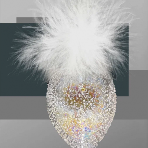 Набор стеклянных украшений Ледяной дождь 80 мм., 9 шт., шар, капля, луковка, прозрачный, Christmas DeLuxe (14033) в Санкт-Петербурге