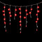 Светодиодная бахрома 3,1*0,5 м.,150 красных LED ламп, мерцание, прозрачный провод ПВХ, Beauty Led (PIL150BLW-10-2R)