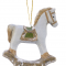 Украшение-подвеска Лошадка 10*8,5 см., зеленый, керамика, Kaemingk (633868/1)