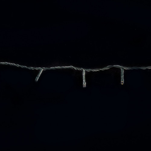 Светодиодная нить 13,5 м., 220V, 200 холодных белых LED ламп, контроллер, черный провод, Winner Light (w.01.5B.200-) в Санкт-Петербурге