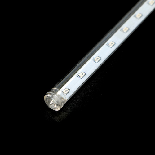 Гирлянда тающие сосульки 10 шт по 50 см., 12В, 540 Синих светодиодов, провод черный ПВХ, IP20, Laitcom (CCL540-11-3B)