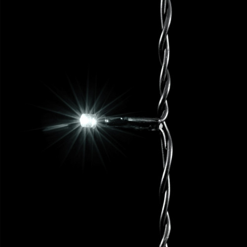 Светодиодная гирлянда Пятиминутка для ели высотой 1.8 м., 168 холодных белых LED ламп, зеленый ПВХ, Beauty Led (GFM168C-14-1W) 