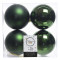 Набор пластиковых шаров Прага 100 мм., зеленый, 4 шт., Kaemingk (022187)