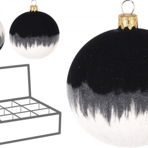 Набор стеклянных шаров Агат 100 мм., 6 шт., Koopman (AVG114130)