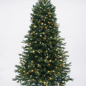 Искусственная елка Швейцарская 185 см., 220 теплых белых LED ламп, 100% литая хвоя, Black Box (74539)