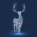 Светодиодная фигура Олень ажурный  2,5 м., динамика, белый, Conso (OL93)