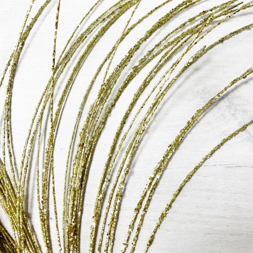 Ветвь Блестящая золото 102 см., Christmas DeLuxe (89539)